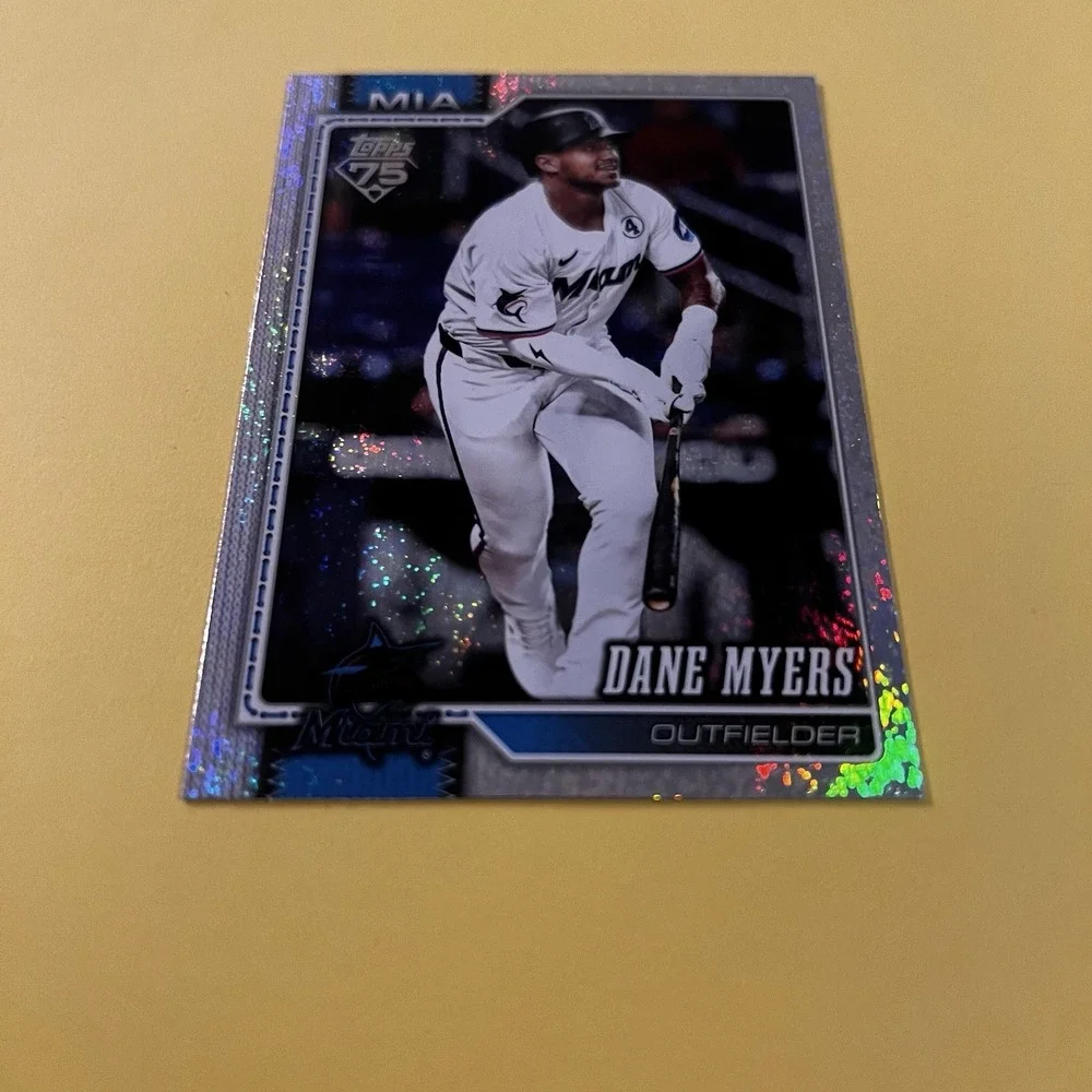 2026 Topps Series 1 Dane‎ Myers #279 Miami Marlins Foilboard Base Card